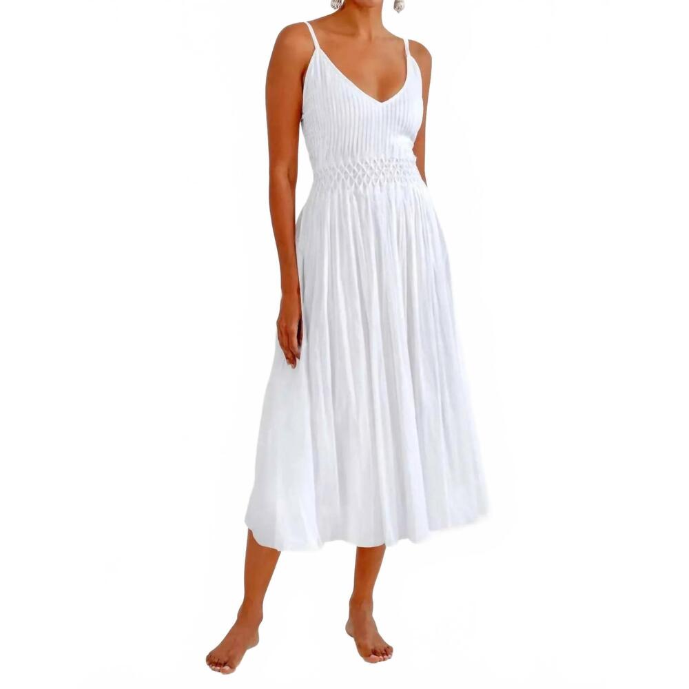 Gretchen Scott Designs | Dresses | New Gretchen Scott Sleeveless Venus Midi Dress In White